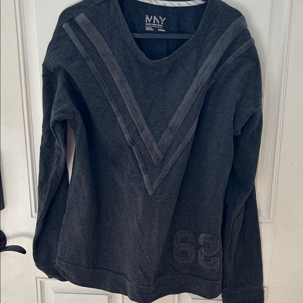 Marc New York Charcoal Women's Crew Neck Sweater